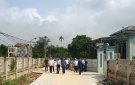 Huyện Nga Sơn thăm quan, học tập kinh nghiệm xây dựng nông thôn mới nâng cao, nông thôn mới kiểu mẫu tại huyện Triệu Sơn.