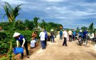Xã Hợp Tiến thực hiện xây dựng tuyến đường mẫu  