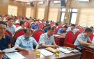 Hội nghị giao ban tiến độ thực hiện duy trì và xây dựng các tiêu chí xã NTM nâng cao, xã NTM kiểu mẫu và đô thị văn minh trên địa bàn huyện