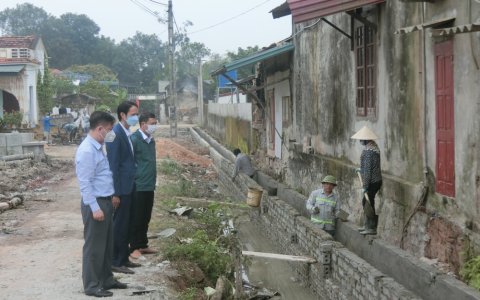 Xã Dân Lý tập trung xây dựng nông thôn mới nâng cao năm 2022.