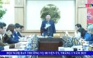 Hội nghị Ban Thường vụ Huyện ủy, tháng 1 năm 2023