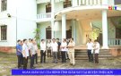 ĐOÀN GIÁM SÁT CỦA HĐND TỈNH GIÁM SÁT TẠI HUYỆN TRIỆU SƠN