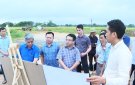Chủ tịch UBND huyện kiểm tra tiến độ một số dự án giao thông trên địa bàn huyện