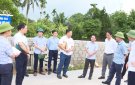 Chủ tịch UBND huyện kiểm tra đẩy nhanh tiến độ xây dựng xã NTM nâng cao
