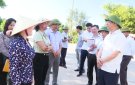 Thường trực Huyện ủy kiểm tra chỉ đạo xây dựng các tuyến đường mẫu kết nối các xã,thị trấn