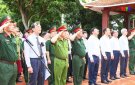 Chủ nhiệm UBKT Tỉnh ủy Lê Quang Hùng, viếng nghĩa trang liệt sĩ, thăm tặng quà gia đình chính sách