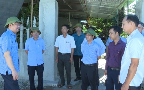 Bí thư Huyện ủy kiểm tra,chỉ đạo phát triển Văn hóa xã hội tại các địa phương