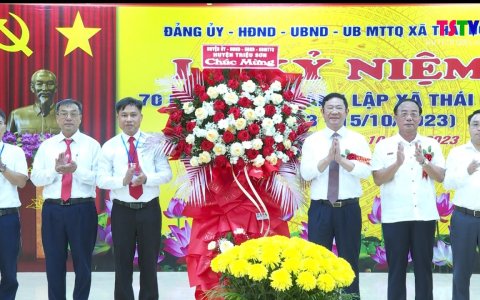 Xã Thái Hòa kỷ niệm 70 năm ngày thành lập