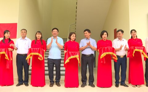 Xã Thái Hòa xây dựng Trường mầm non từ nguồn xã hội hóa