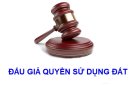 Thông báo lựa chọn tổ chức đấu giá quyền sử dụng đất tại các xã: Đồng Tiến, Nông Trường, Dân Quyền, huyện Triệu Sơn