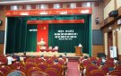 Hội nghị Ban chấp hành Huyện ủy mở rộng về tình hình thực hiện nhiệm vụ quý I, mục tiêu, nhiệm vụ quý II năm 2022.
