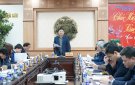 Hội nghị Ban Thường vụ Huyện ủy tháng 1/2023.