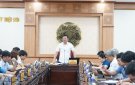 Hội nghị Ban Thường vụ Huyện ủy tháng 6/2023.