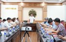 Hội nghị Ban Thường vụ Huyện ủy tháng 8/2023.