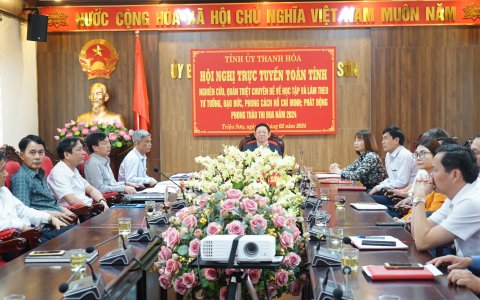 Nghiên cứu, quán triệt chuyên đề về học tập và làm theo tư tưởng, đạo đức, phong cách Hồ Chí Minh và phát động phong trào thi đua năm 2024