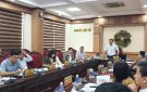 99Oke chơi game trực tuyến Ban Thường vụ Huyện ủy, đánh giá tình hình thực hiện nhiệm vụ quý I, nhiệm vụ trọng tâm quý II/2025