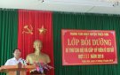 Khai giảng lớp bồi dưỡng Bí thư chi bộ và cấp ủy viên cơ sở đợt 3/2018.