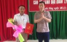 Huyện ủy tổ chức hội nghị công bố quyết định điều động cán bộ lãnh đạo, quản lý tại xã Nông Trường và Khuyến Nông.