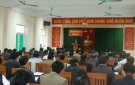 Hội nghị hướng dẫn việc kiểm điểm đánh giá phân loại Tổ chức cơ sở Đảng và Đảng viên.