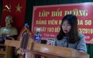 Trung Tâm bồi dưỡng Chính trị huyện khai giảng lớp bồi dưỡng Đảng viên mới khóa 50.