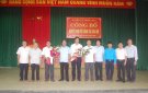 Huyện ủy Triệu Sơn tổ chức công bố các Quyết định về công tác cán bộ