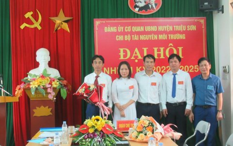 Đại hội Chi bộ Tài nguyên và Môi trường nhiệm kỳ 2022-2025