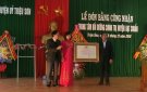  Lễ đón bằng công nhận Trung tâm bồi dưỡng chính trị huyện đạt chuẩn.