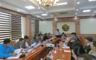  Huyện ủy tổ chức hội nghị lấy ý kiến đóng góp vào Dự thảo báo cáo chính trị trình Đại hội đại biểu Đảng bộ huyện lần thứ XVIII, nhiệm kỳ 2020-2025. 