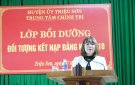 Khai giảng lớp bồi dưỡng đối tượng kết nạp Đảng khóa 110