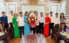 Lãnh đạo huyện chúc mừng Ban Tuyên giáo Huyện ủy nhân ngày truyền thống của ngành