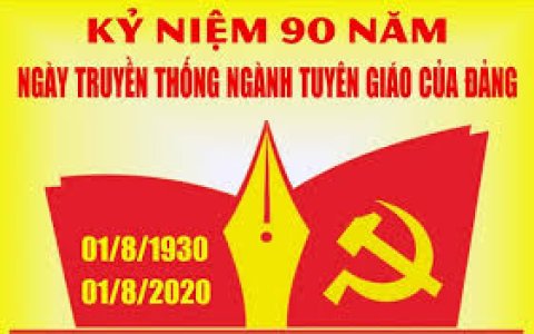 HƯỚNG DẪN: Tuyên truyền kỷ niệm 90 năm Ngày truyền thống ngành Tuyên giáo (01/8/1930 - 01/8/2020) 