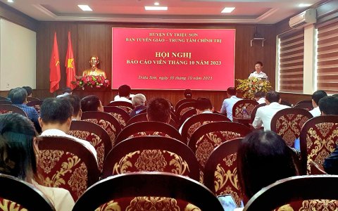 Hội nghị báo cáo viên tháng 10 năm 2023